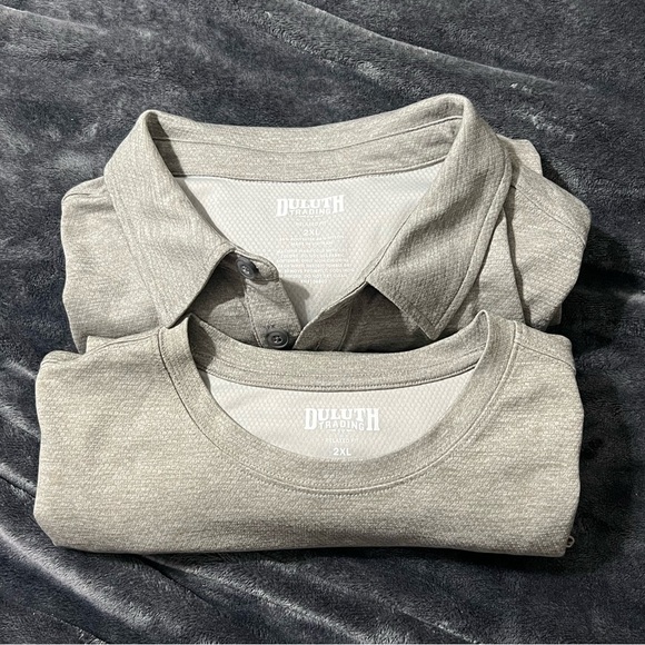 Duluth Trading Co Other - Duluth Trading LOT Polo/Short Sleeve Shirts Men's Size 2XL Relaxed Fit Gray